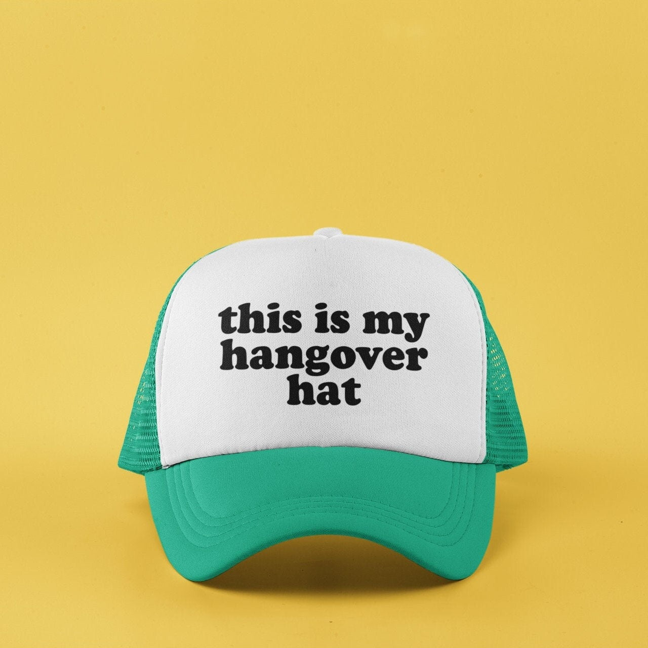 This is My Hangover Hat Custom Trucker Hat