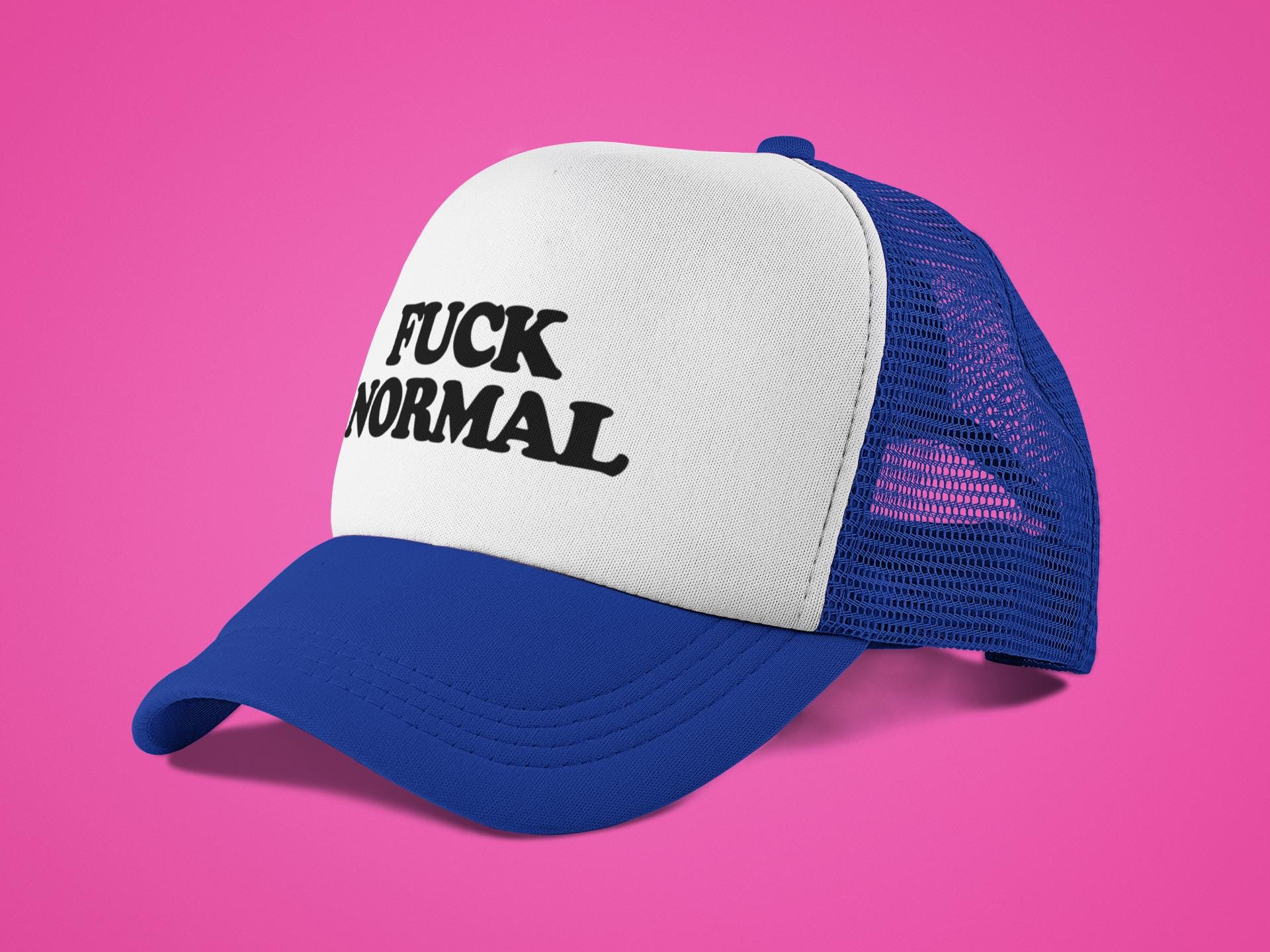 Fuck Normal Custom Trucker Hat