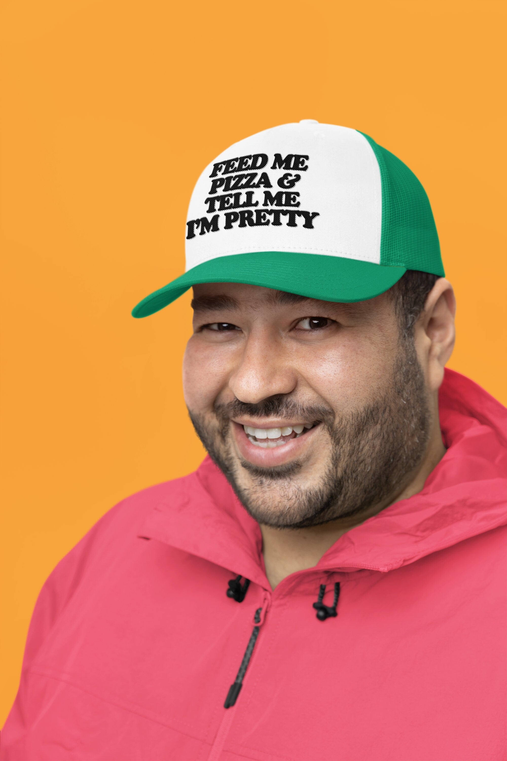Feed Me and Tell Me I'm Pretty Custom Trucker Hat