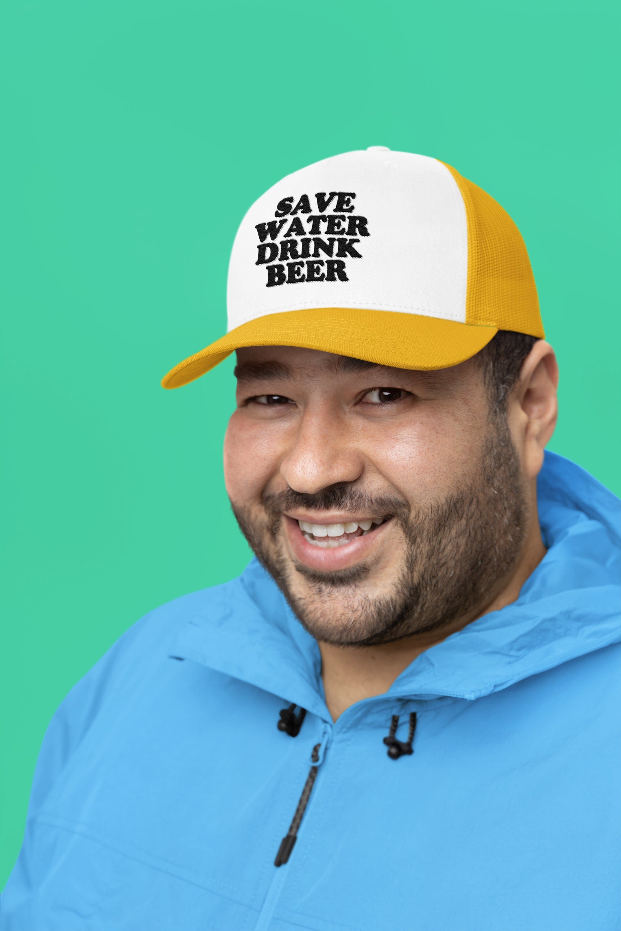 Save Water Drink Beer Custom Trucker Hat