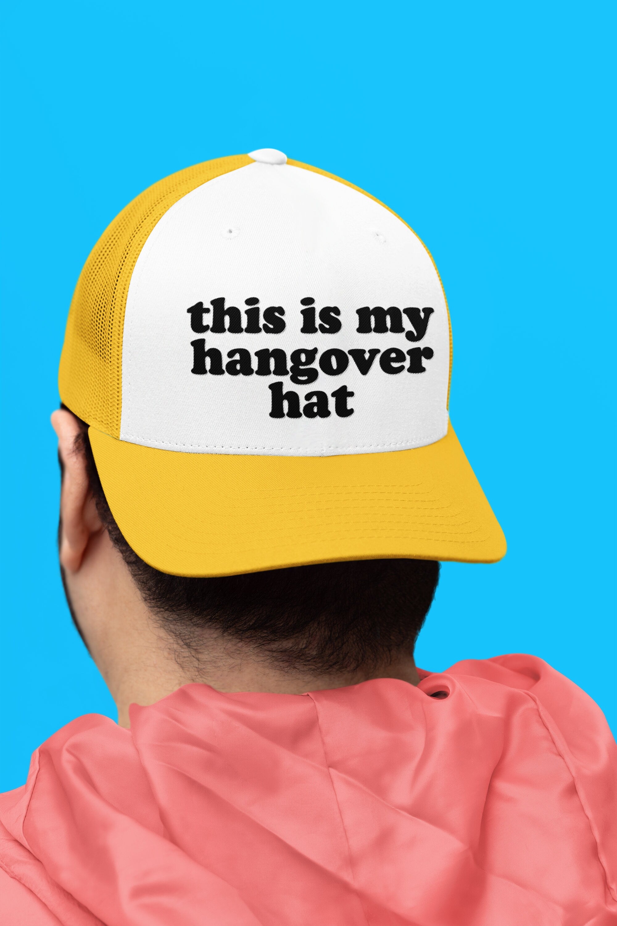 This is My Hangover Hat Custom Trucker Hat
