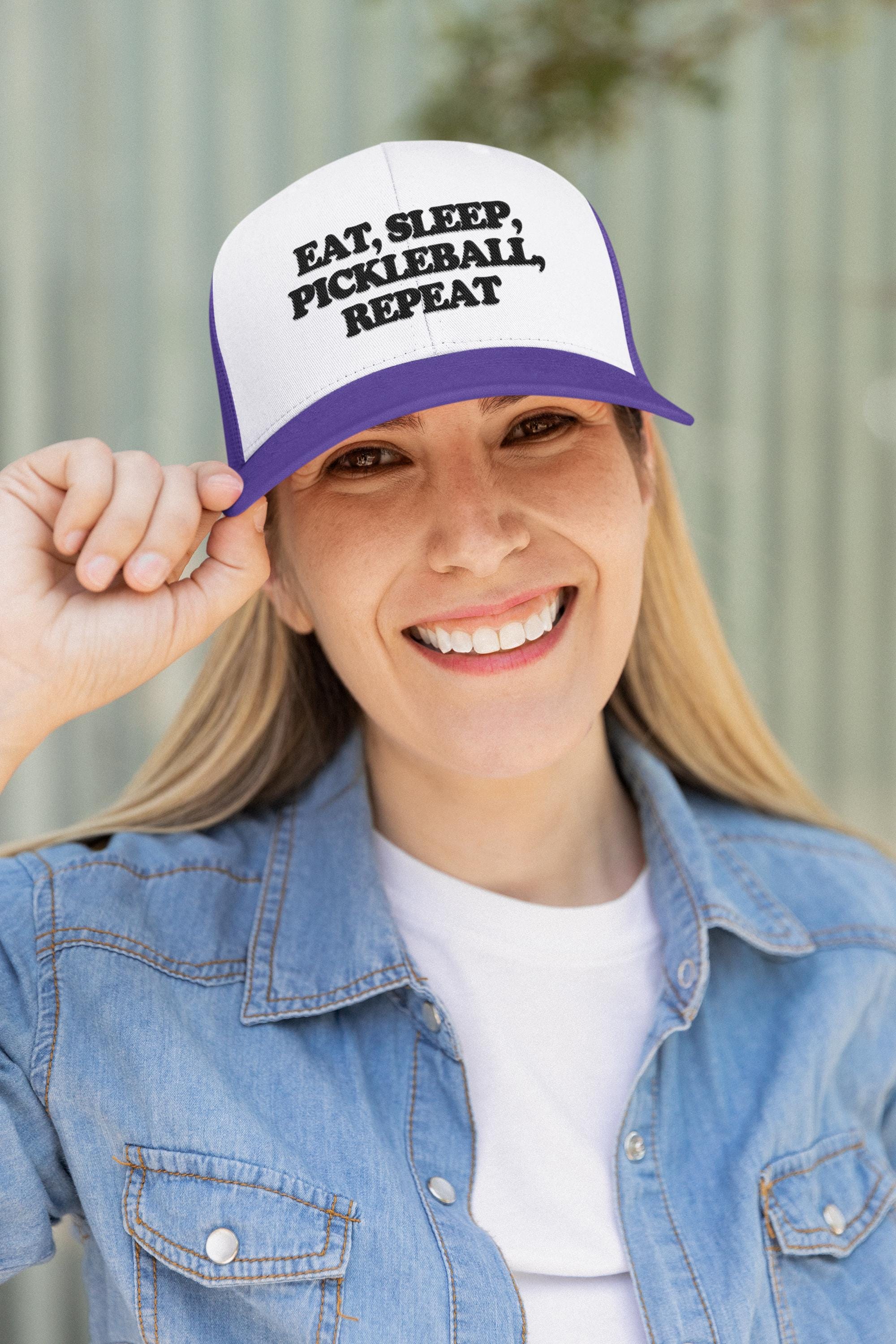 Eat Sleep Pickleball Repeat Custom Trucker Hat