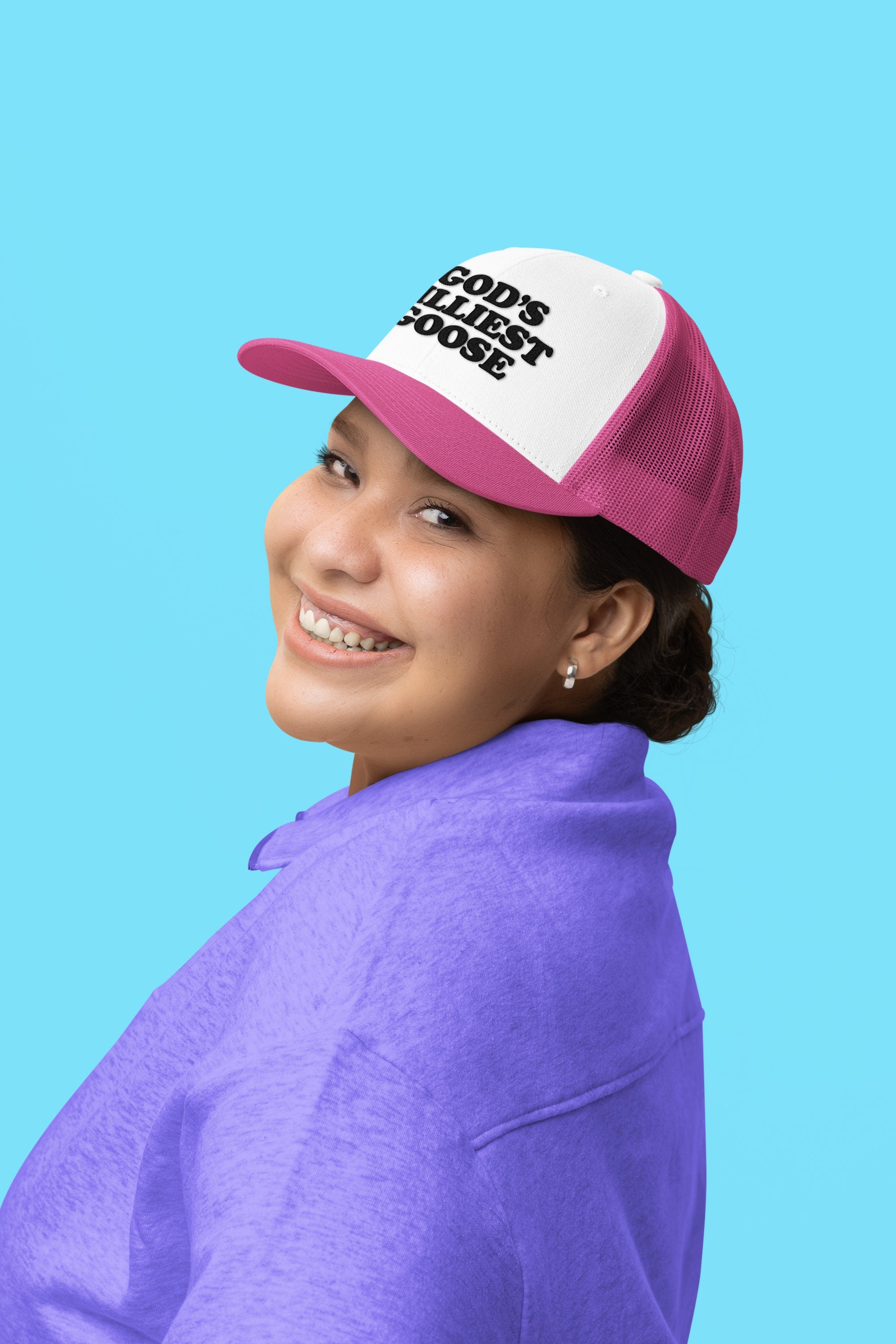 God's Silliest Goose Custom Trucker Hat