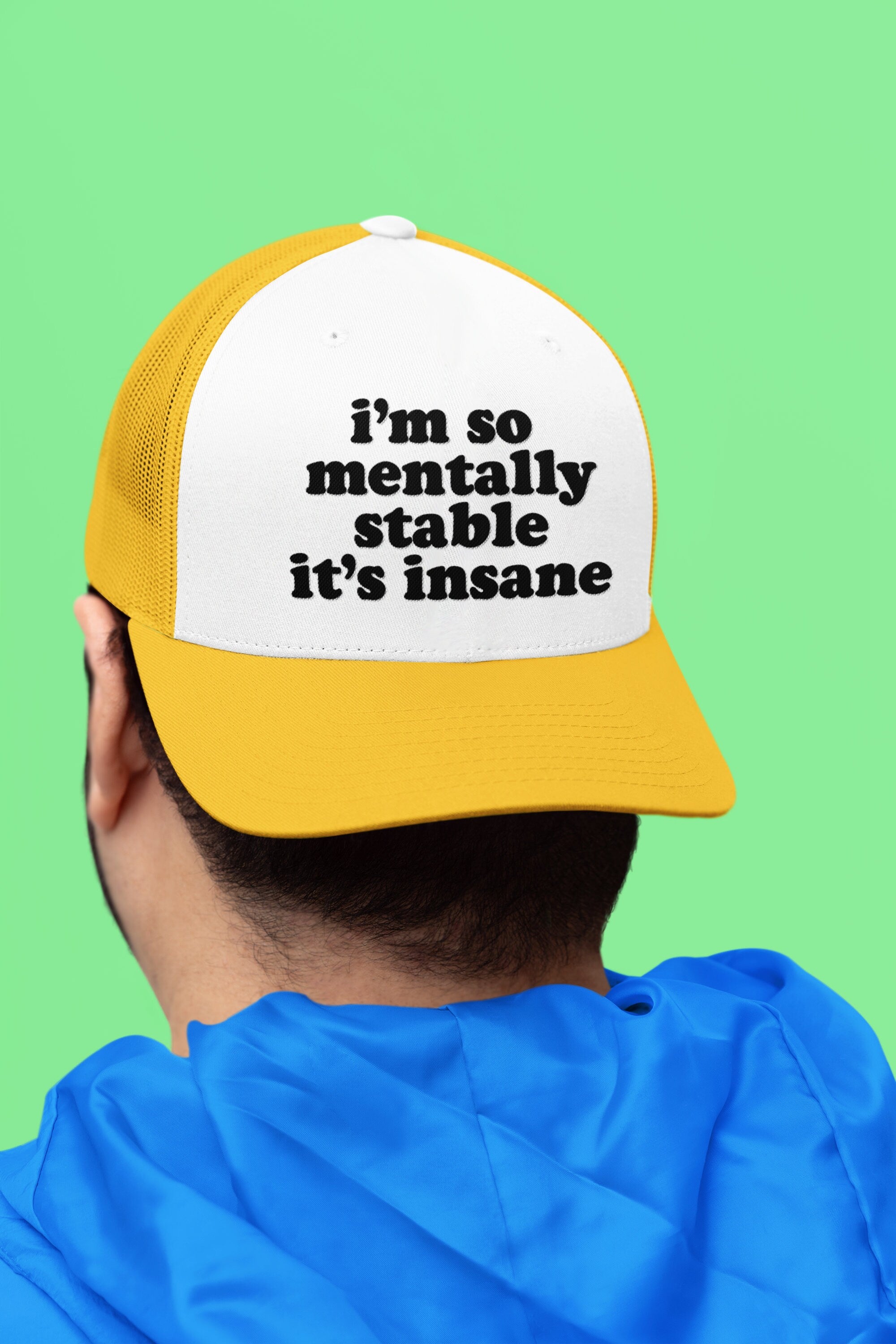 I'm So Mentally Stable It's Insane Custom Trucker Hat