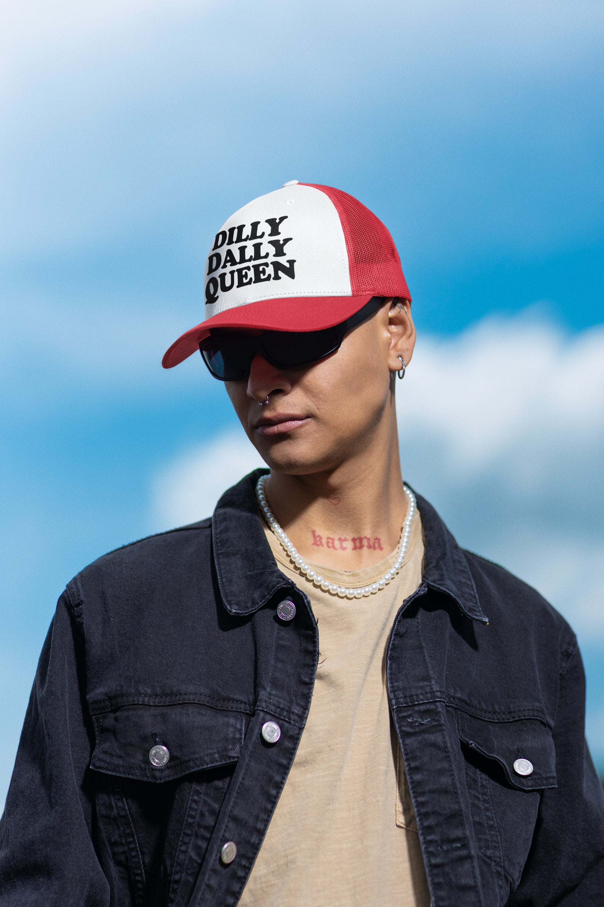 Dilly Dally Queen Custom Trucker Hat