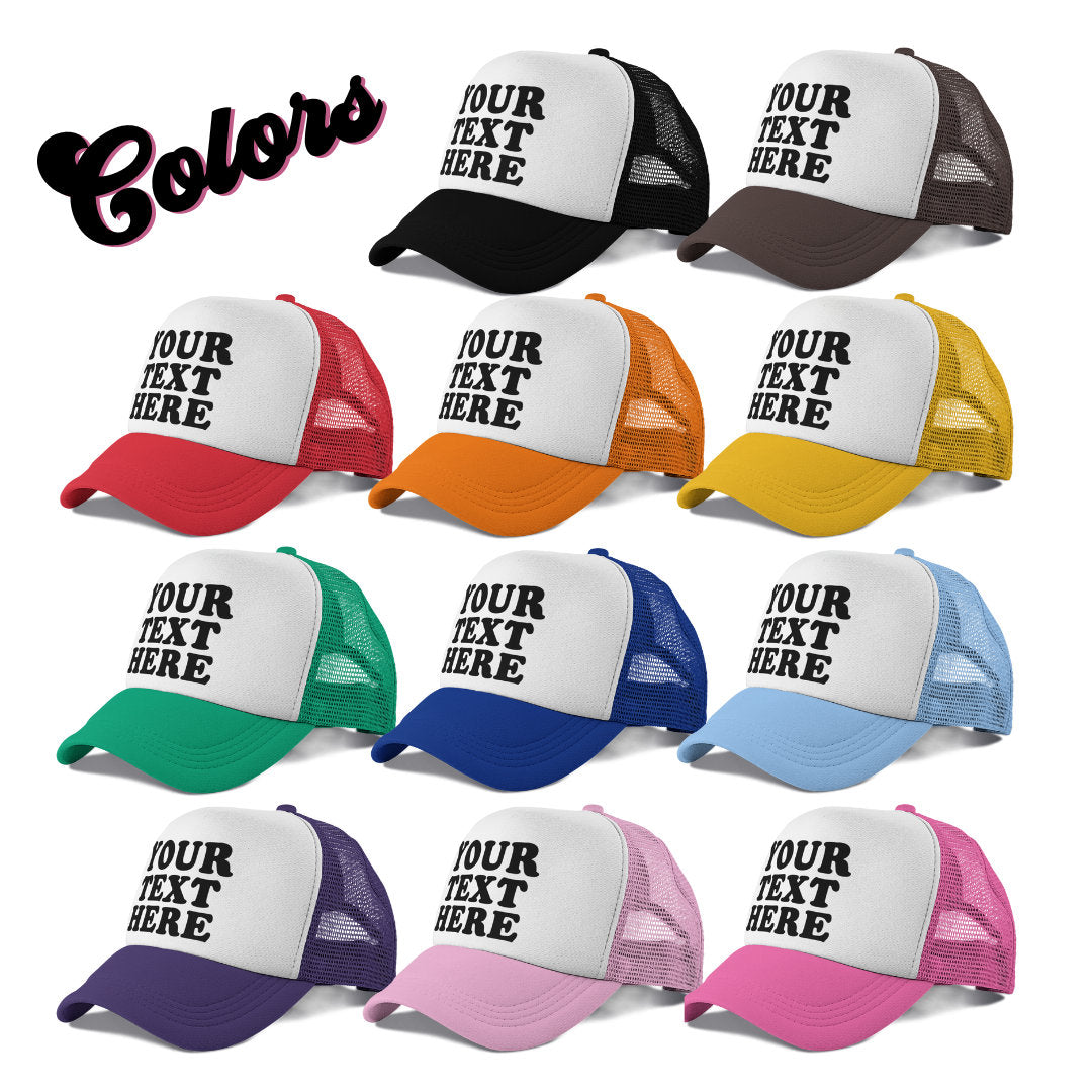 Will Run For Pie Custom Trucker Hat