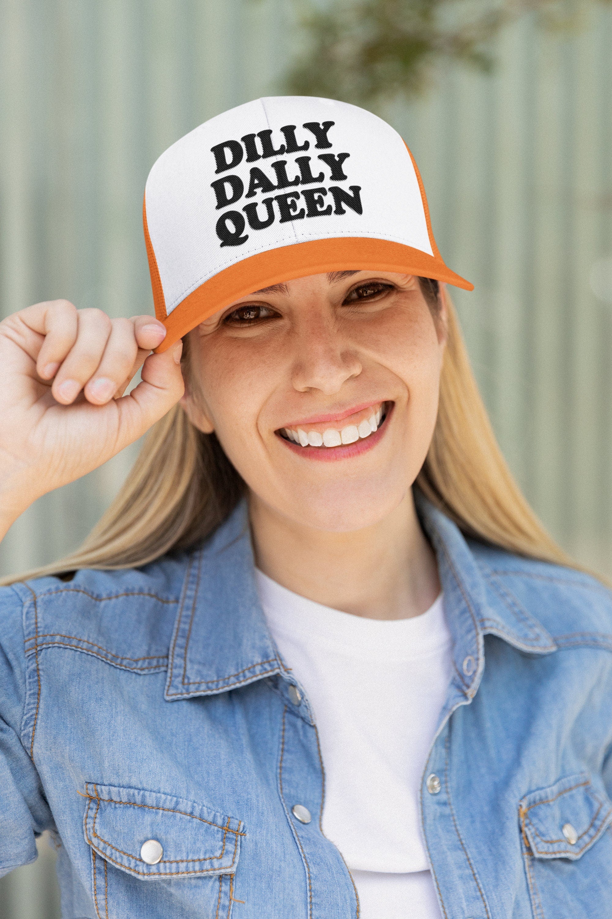 Dilly Dally Queen Custom Trucker Hat