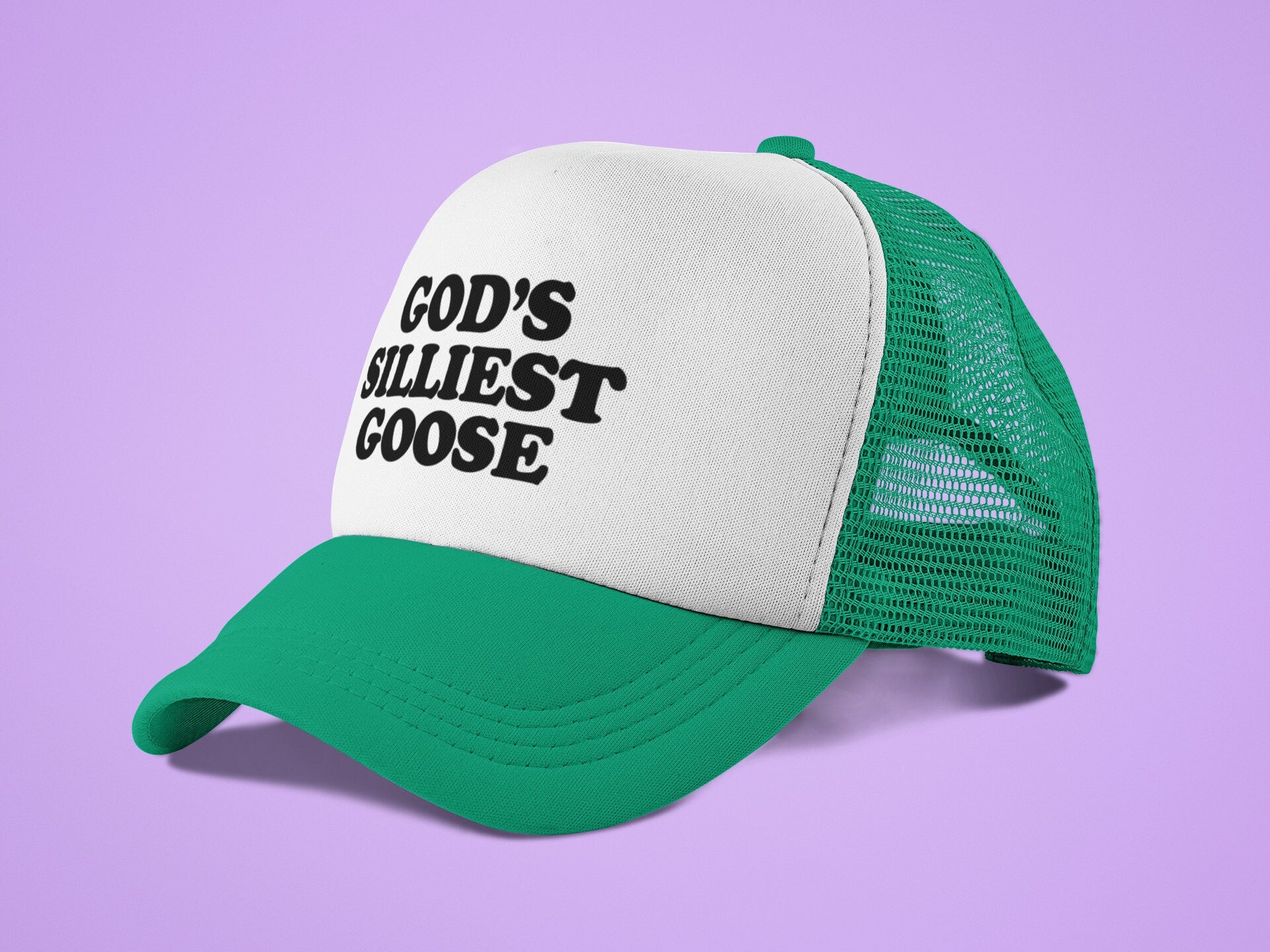 God's Silliest Goose Custom Trucker Hat