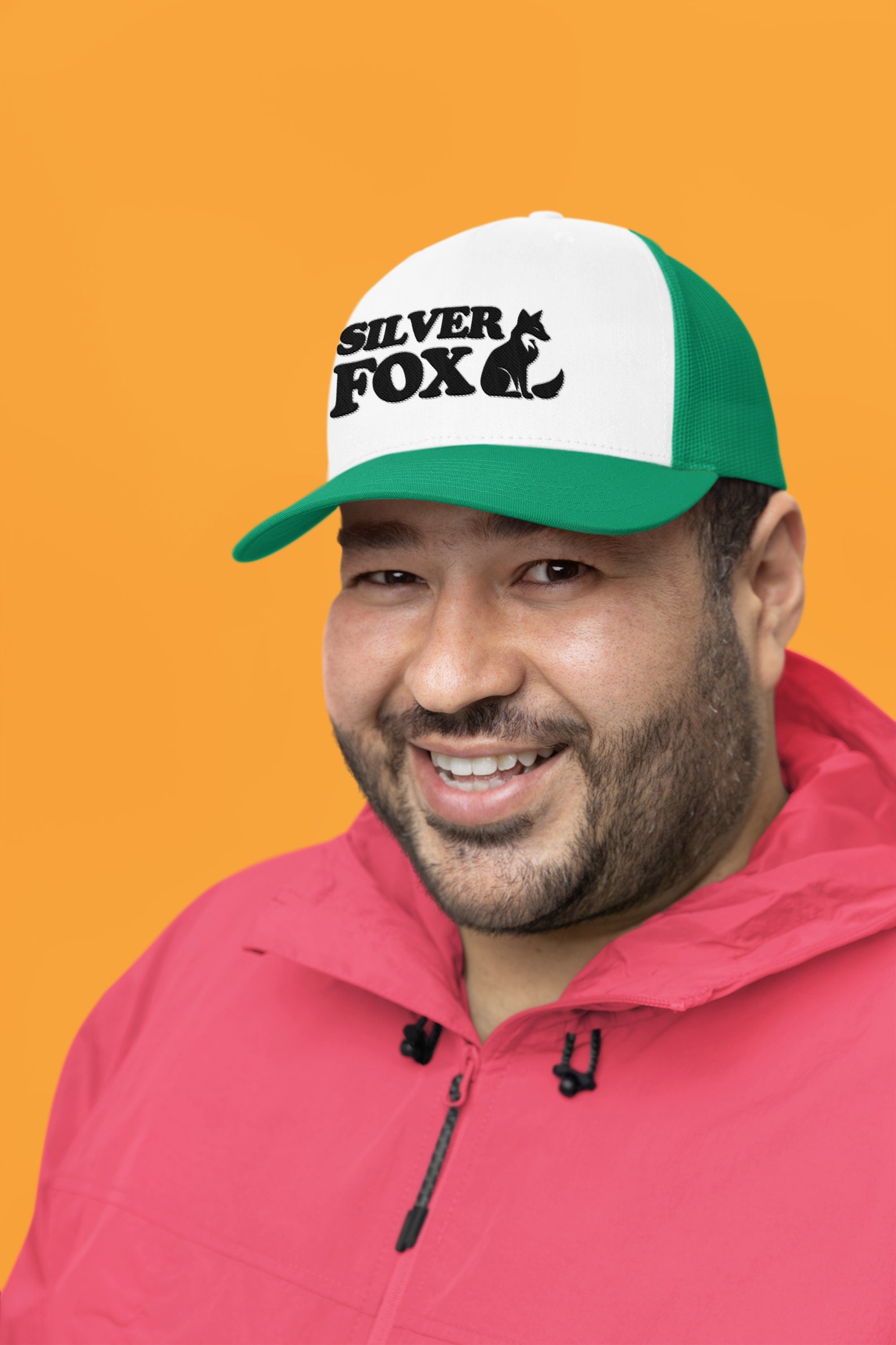 Silver Fox Custom Trucker Hat