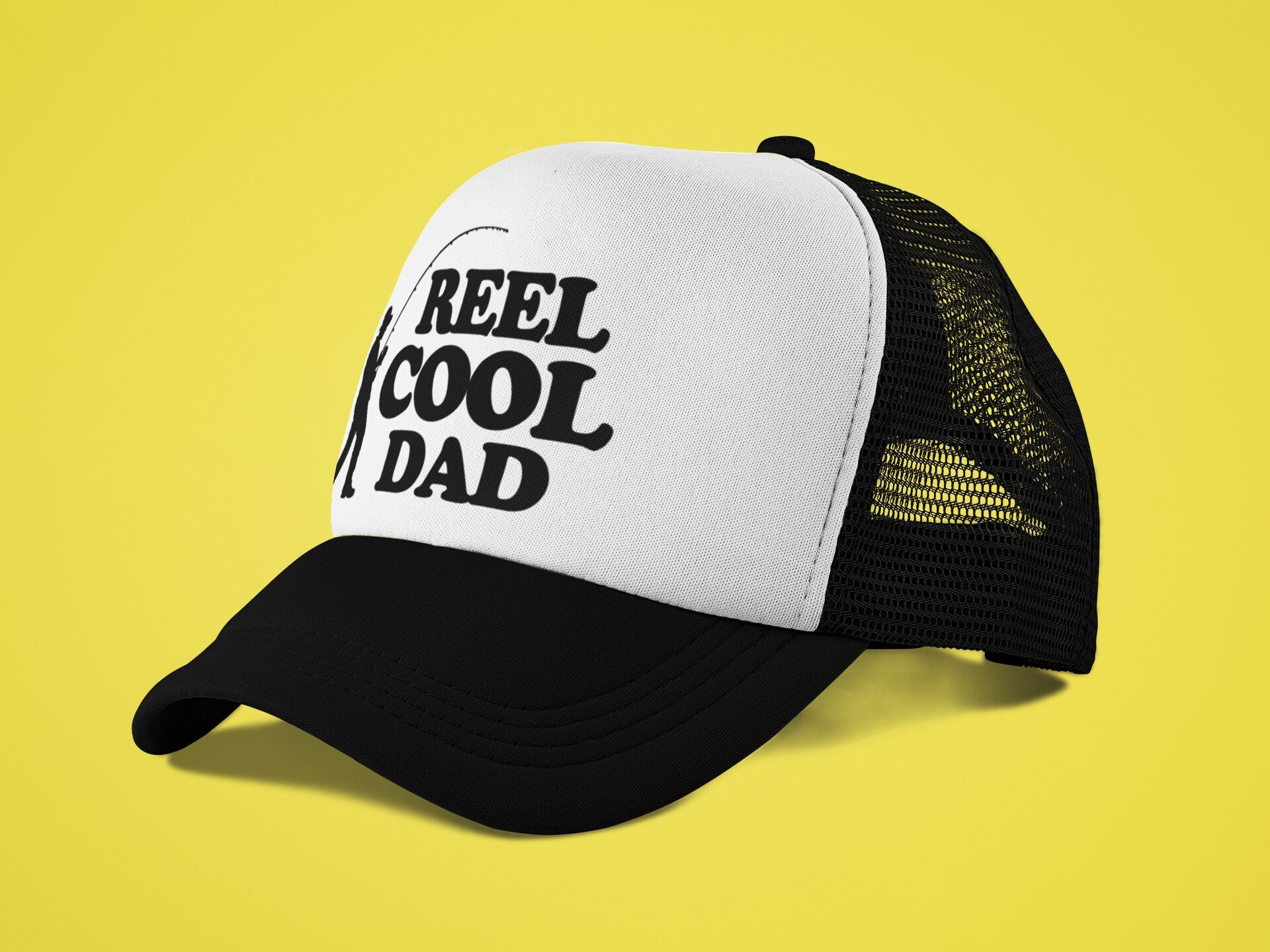 Reel Cool Dad Custom Trucker Hat