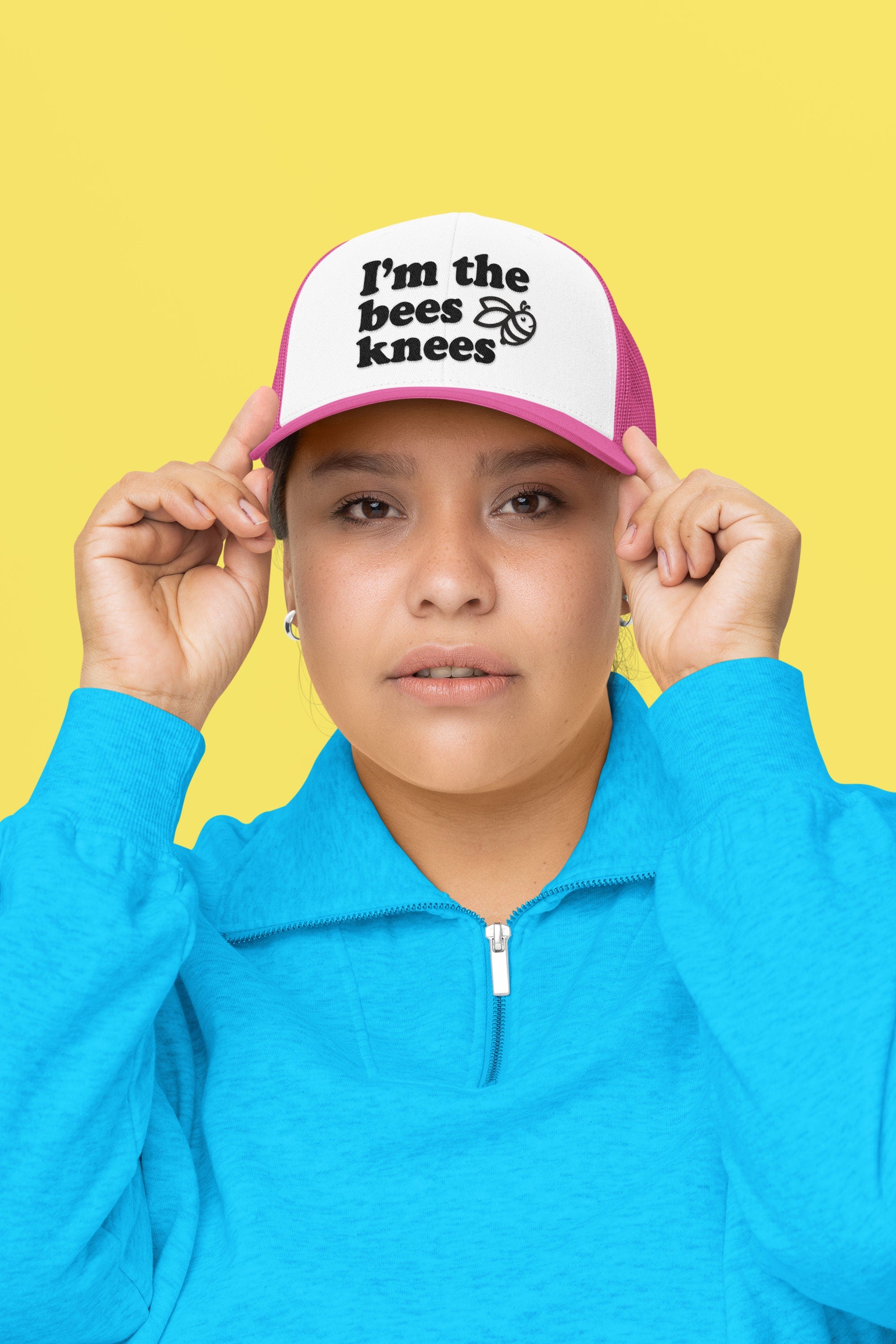 I'm the Bee's Knees Custom Trucker Hat
