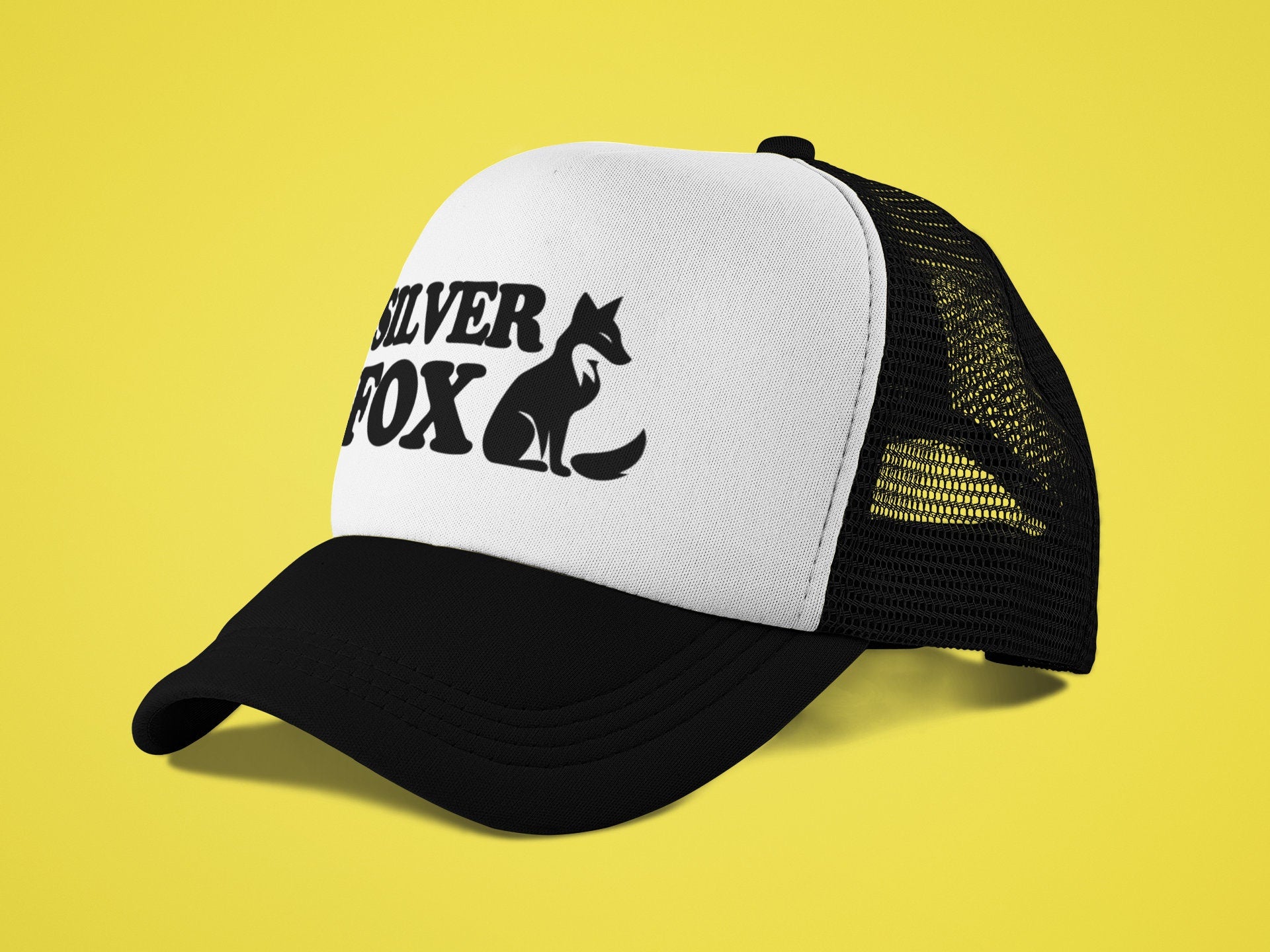 Silver Fox Custom Trucker Hat
