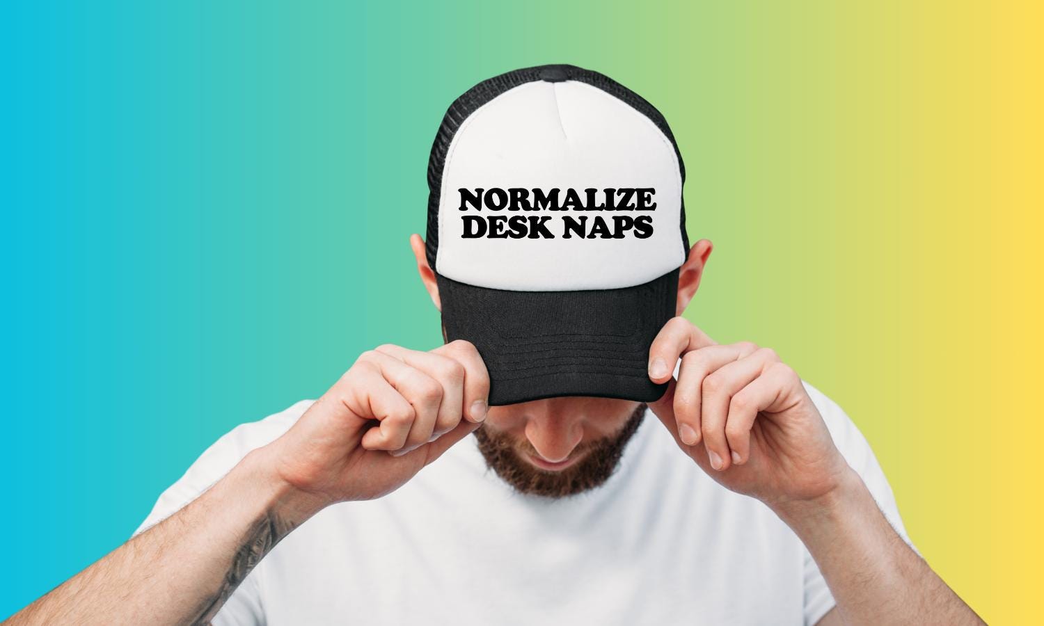 Normalize Desk Naps Custom Trucker Hat