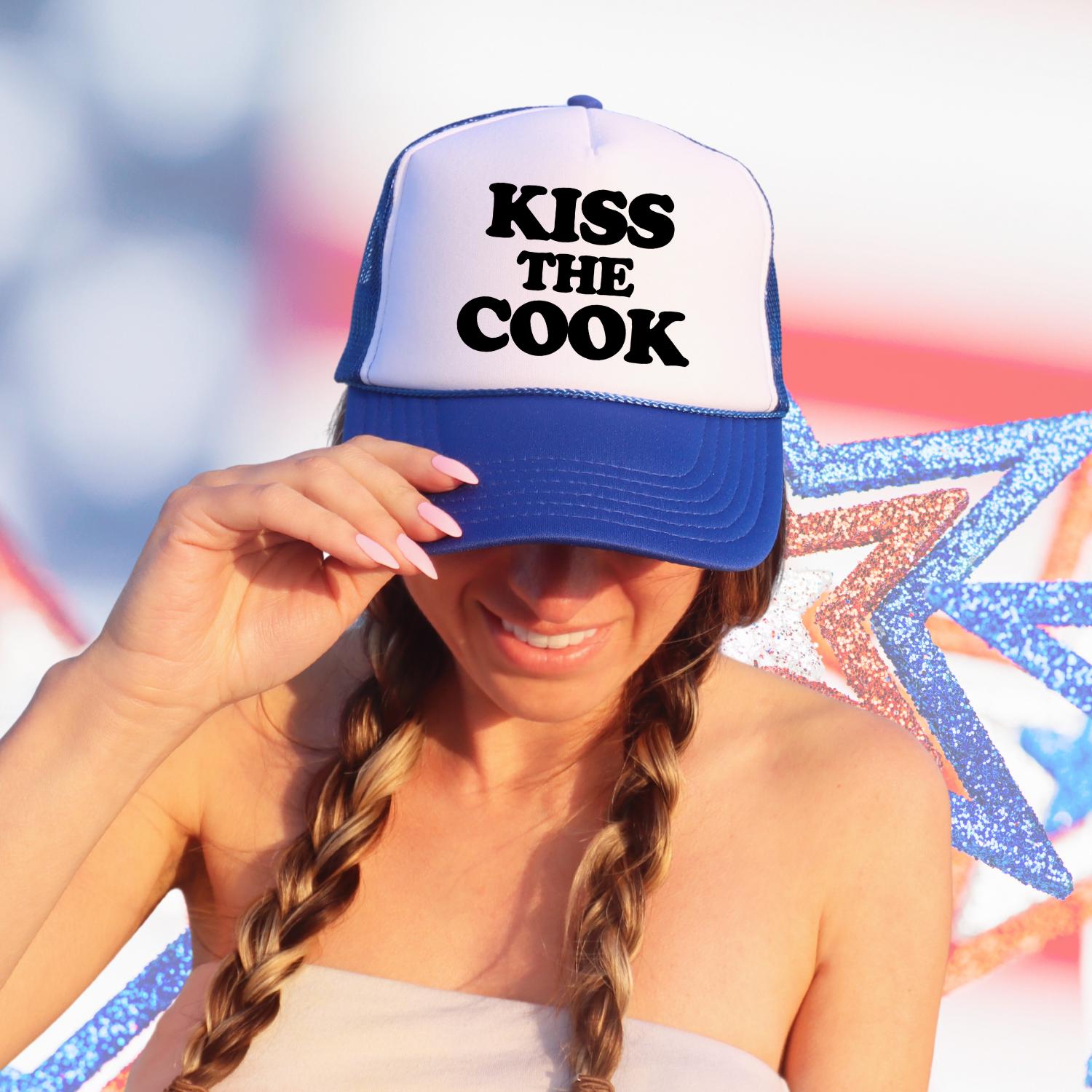 Kiss The Cook Custom Trucker Hat