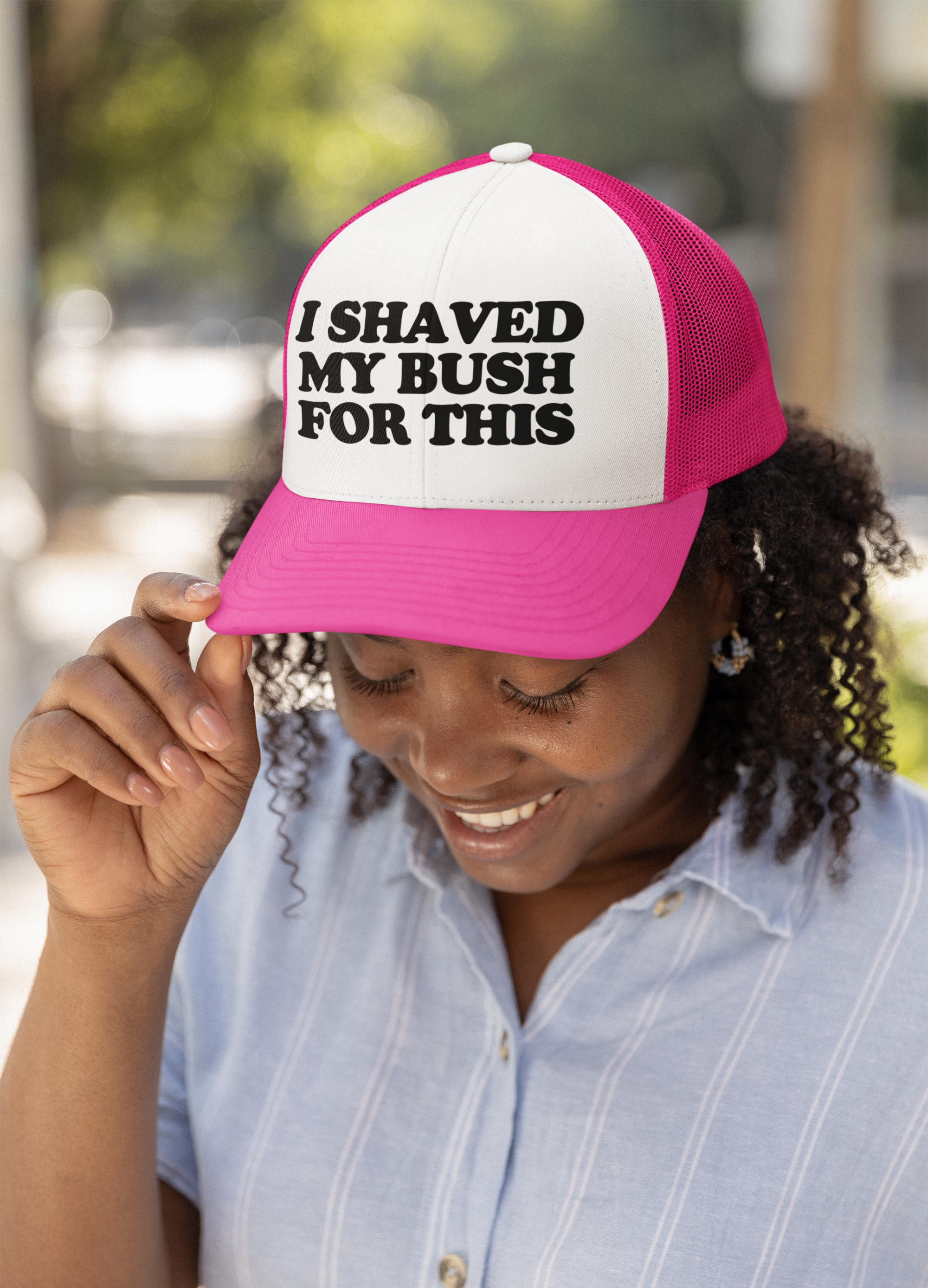 I Shaved My Bush For This Custom Trucker Hat